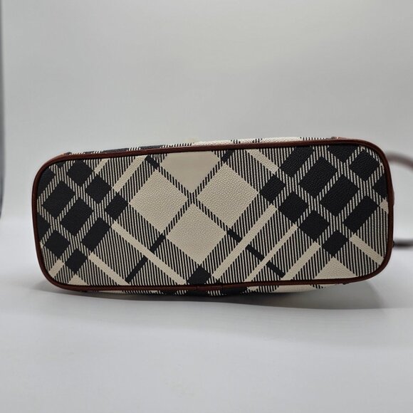 Women's Pebble Grain Crossbody Beige and Gray - Picture 8 of 12